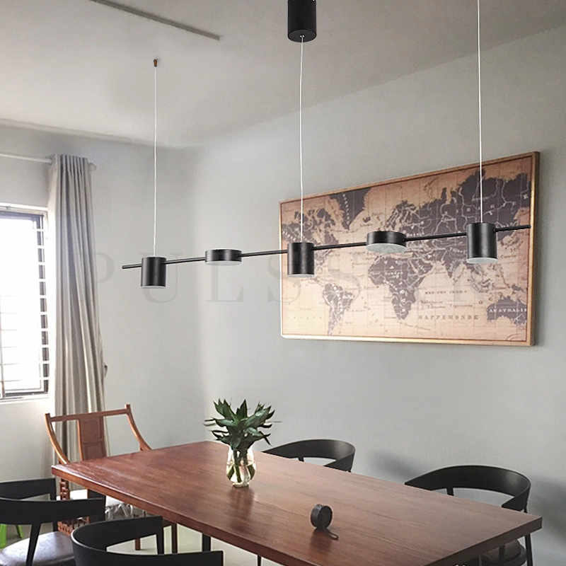 Реечная люстра SUNSHINE LONG