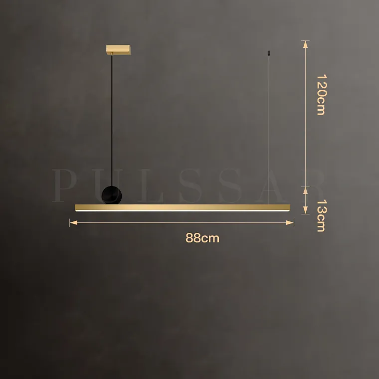 Реечная люстра JIGGER