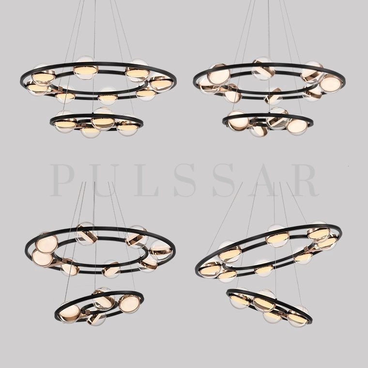 Кольцевая люстра SATURNA CH