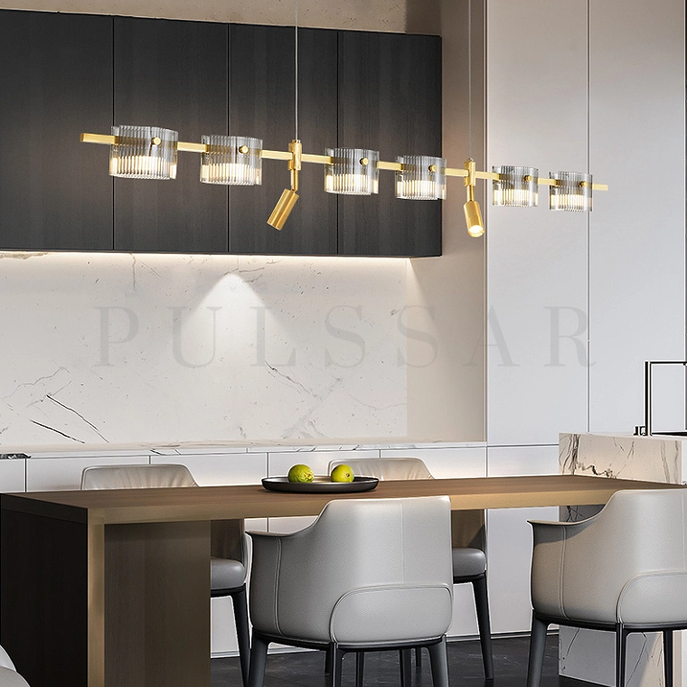 Реечная люстра NICOLETTA C LONG