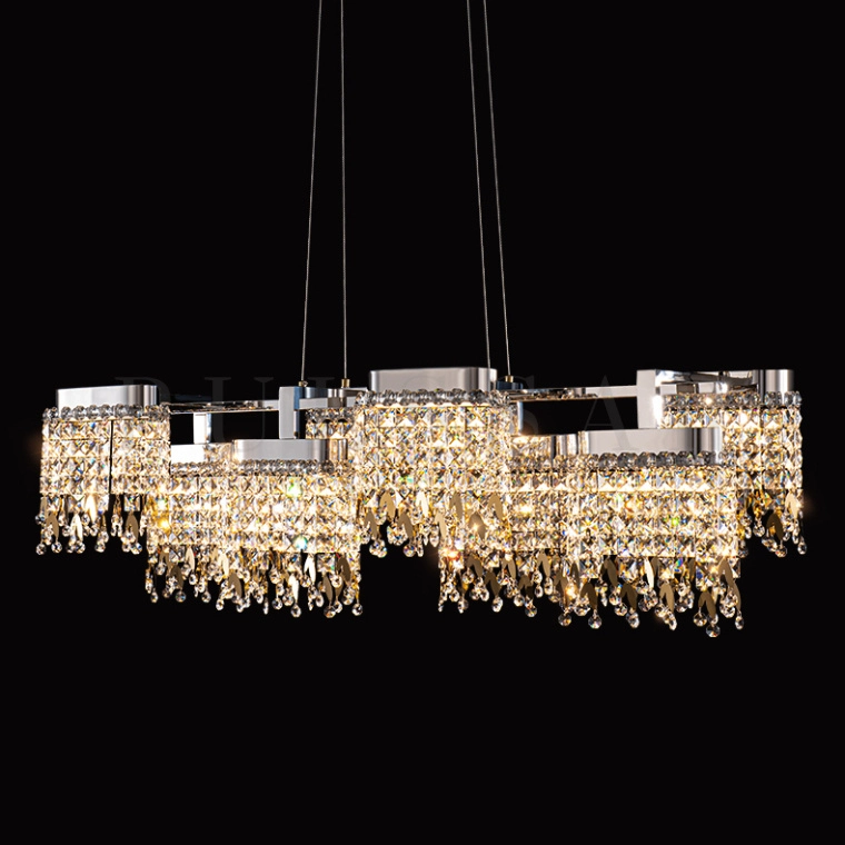 Реечная люстра FORSETE LONG