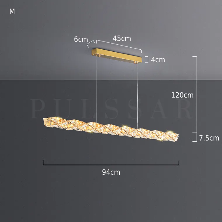 Реечная люстра LEONOR LONG