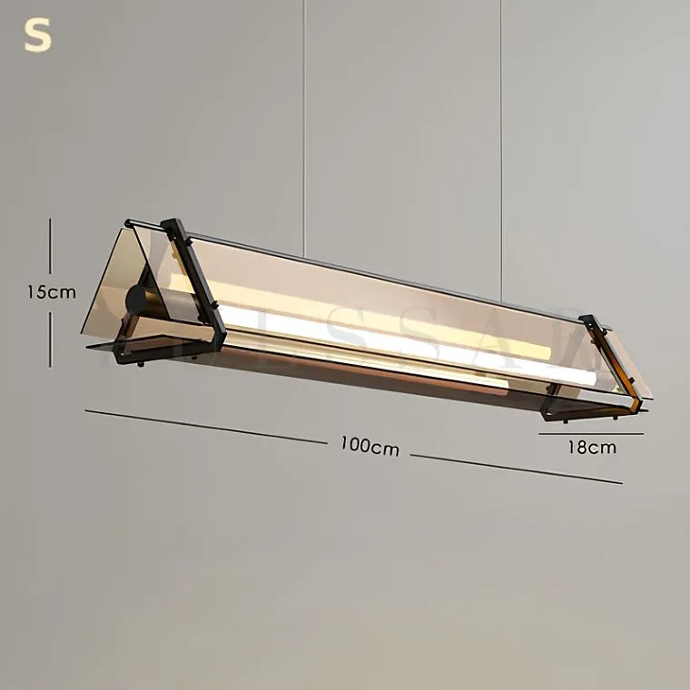 Реечная люстра HAGA LONG