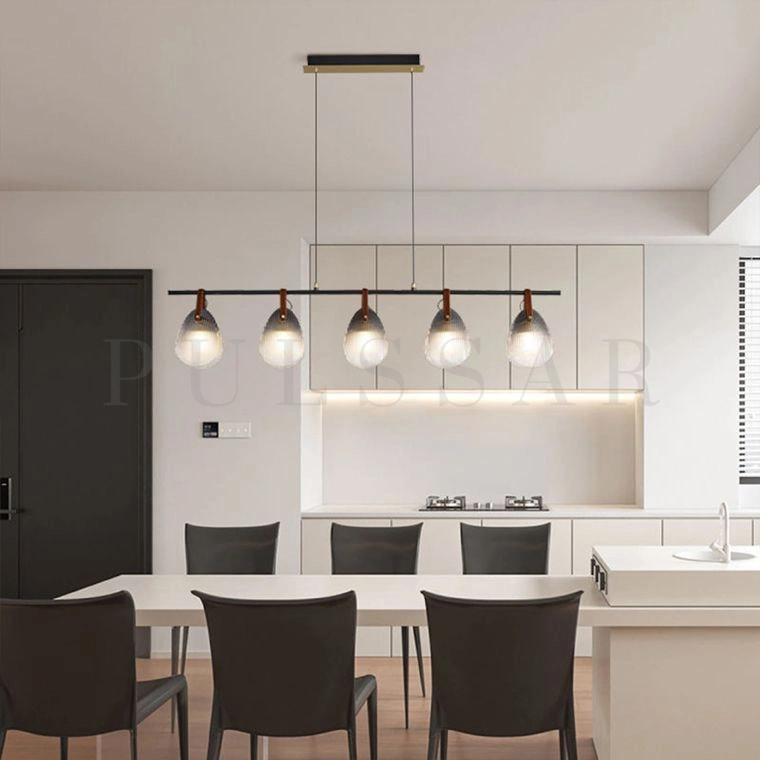 Реечная люстра CONCH L