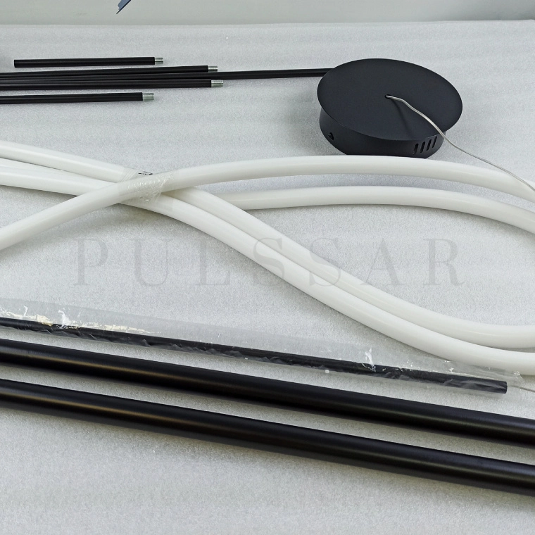 Реечная люстра GLORIFY BLACK LONG