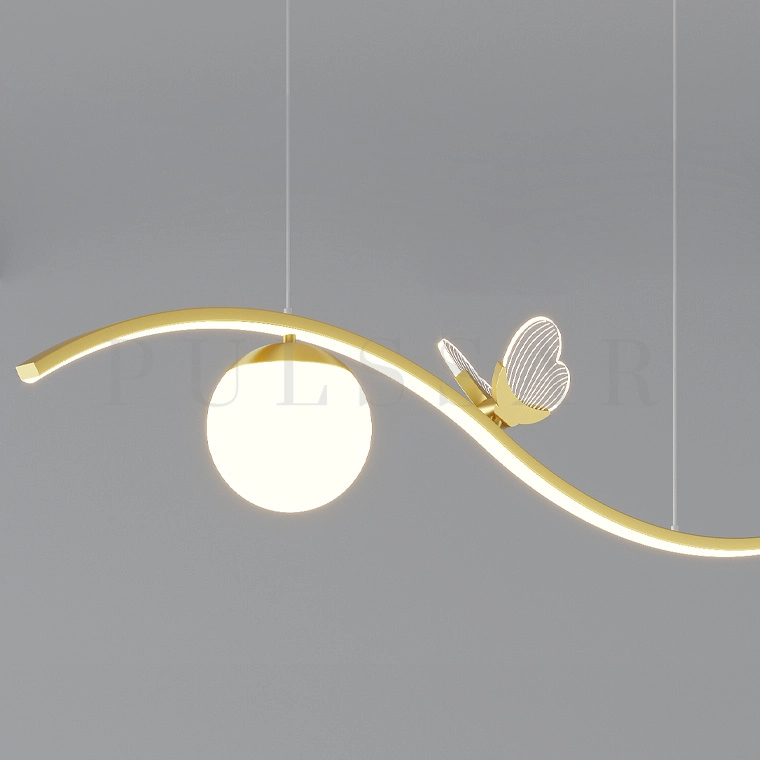 Реечная люстра BABETTA WAVE