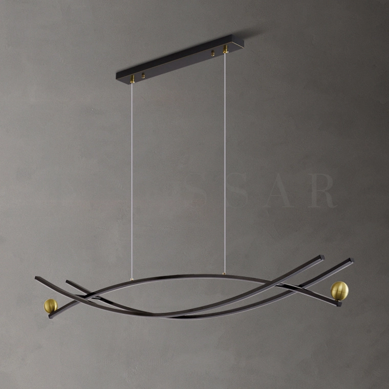 Реечная люстра VALSE