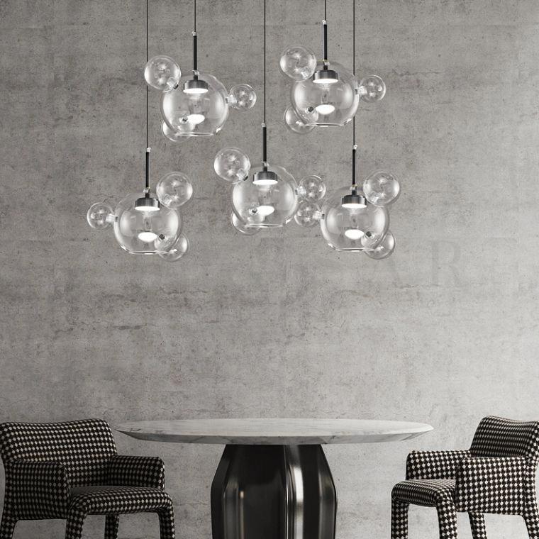 Подвесной светильник BUBBLE B BLACK LUX