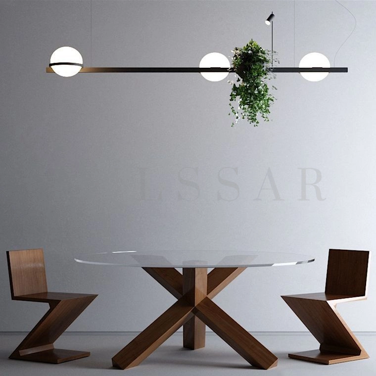 Реечная люстра GRO LONG