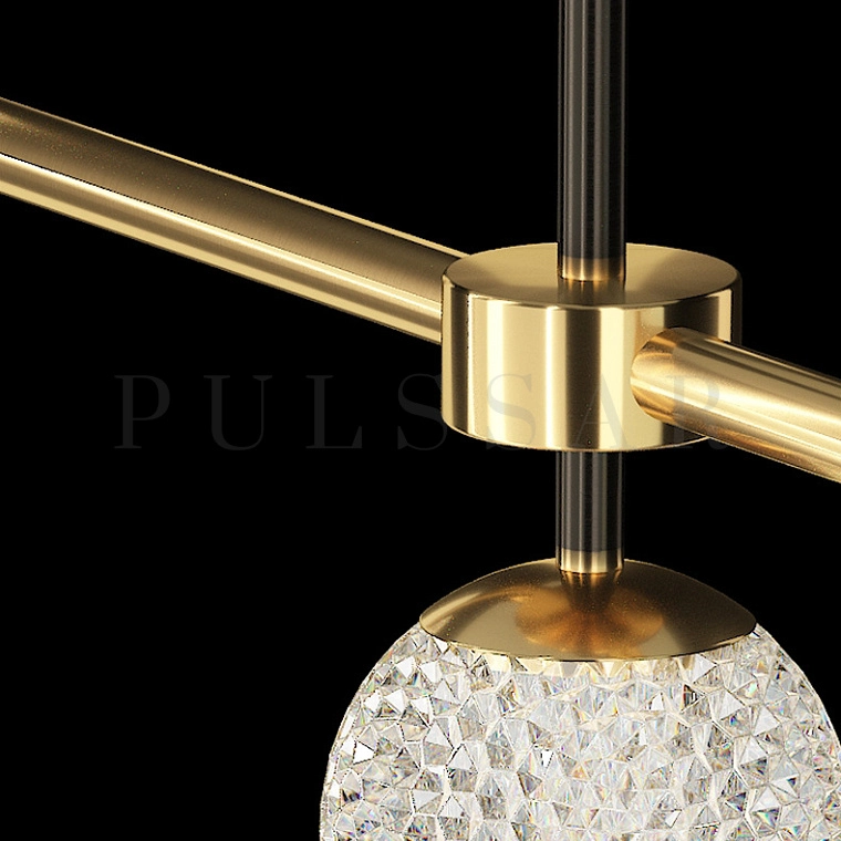 Реечная люстра SHANIA