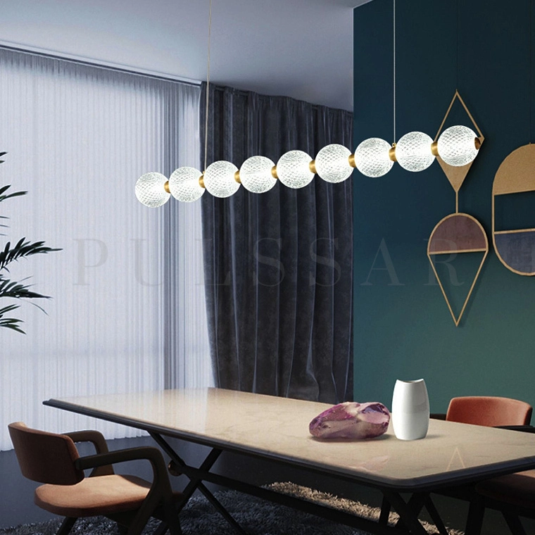 Реечная люстра CARA LONG