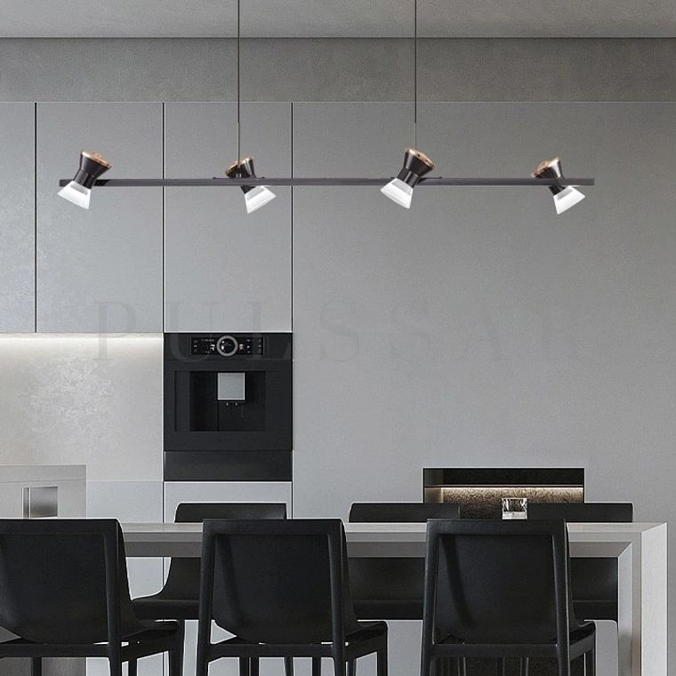 Реечная люстра MANASSE LONG