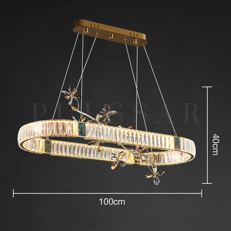 Реечная люстра FIOLA LUX LONG