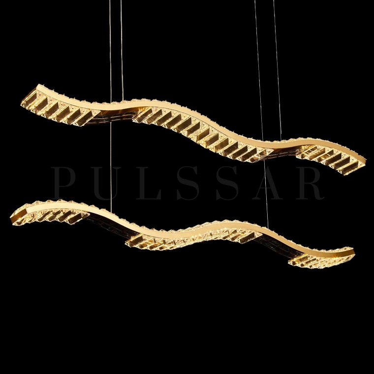 Реечная люстра CANTATA WAVE