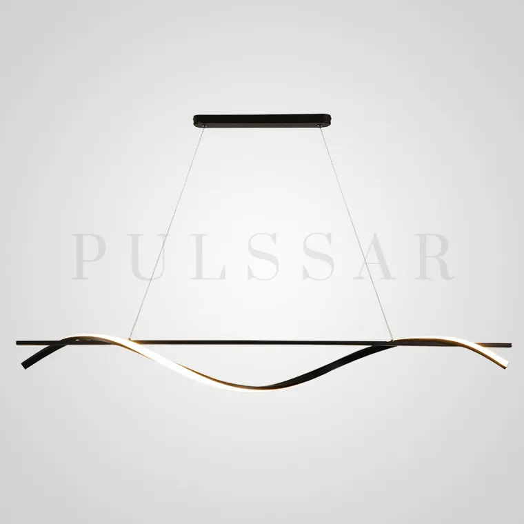 Реечная люстра HELICON