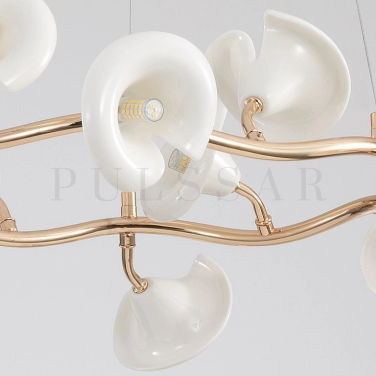 Реечная люстра JULY TURN LONG