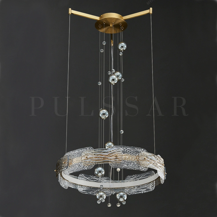 Кольцевая люстра BOLERO CH BUBBLE