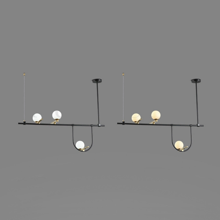 Реечная люстра BIRD LINE