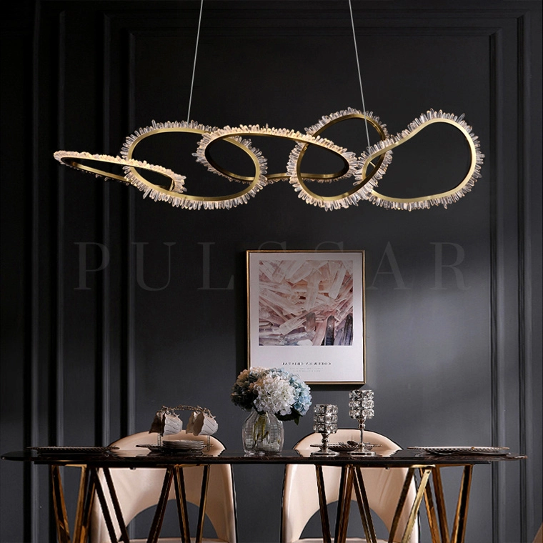 Реечная люстра GLIESE LONG