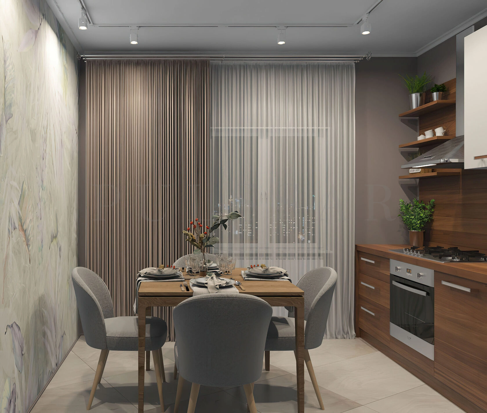 Шинопровод Denkirs TR1001-WH/1