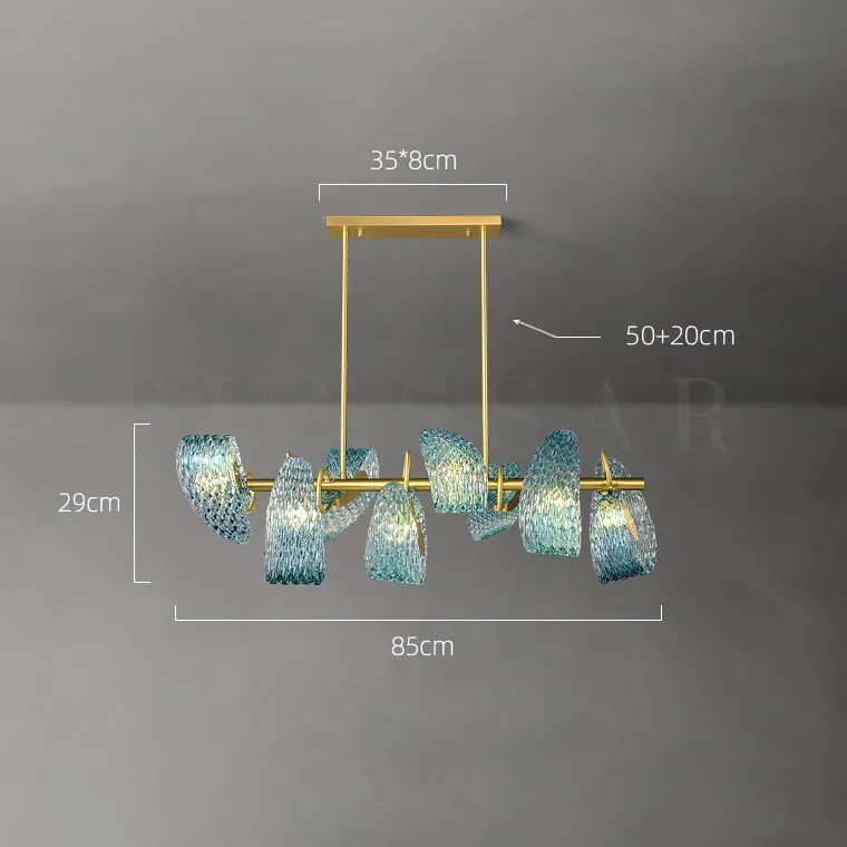 Реечная люстра LUCIA LONG