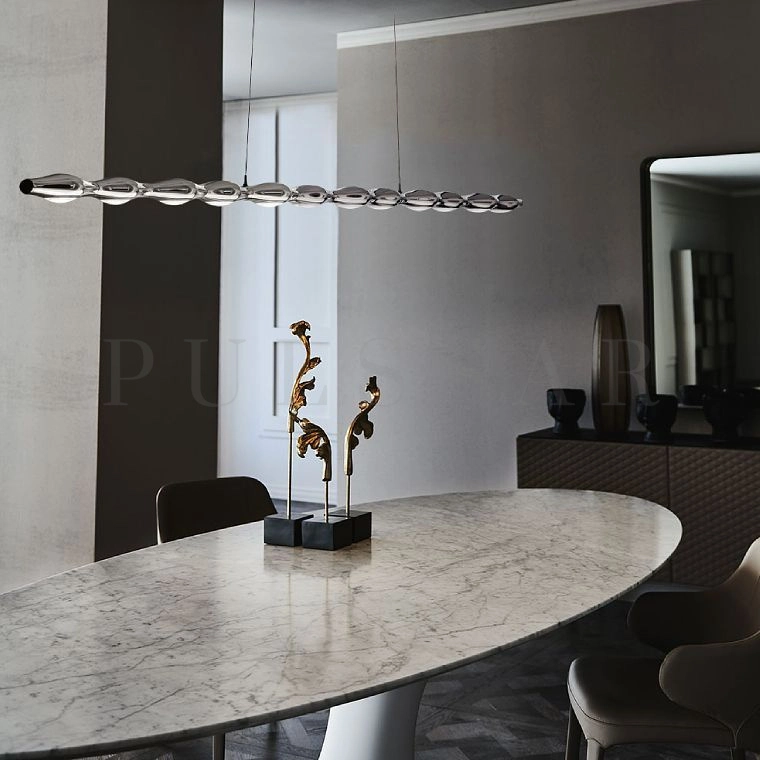 Реечная люстра GRAU