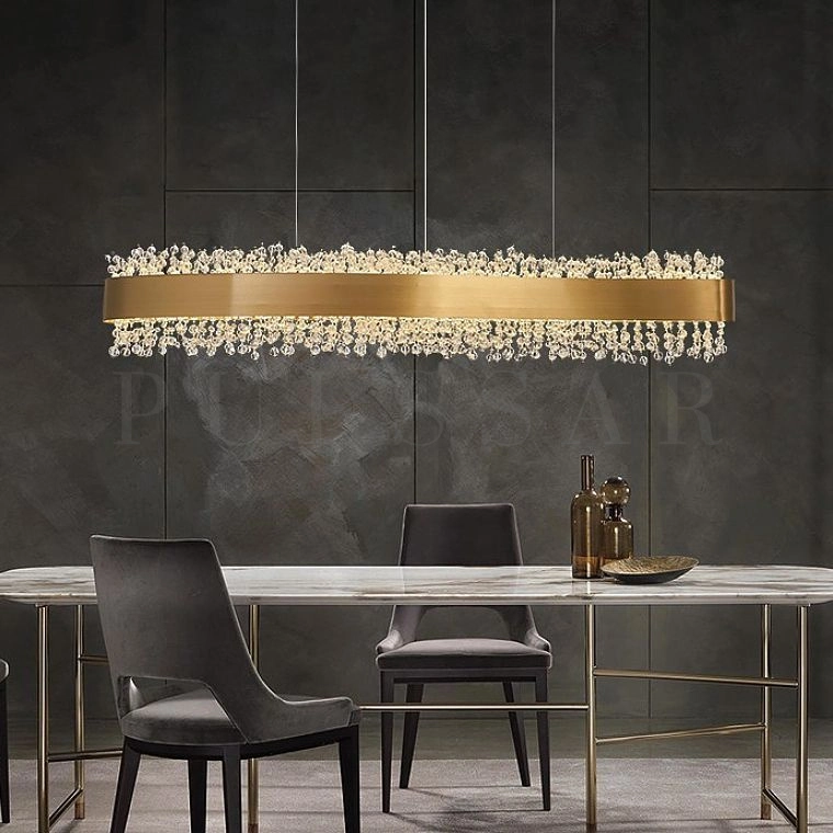 Реечная люстра LUSINE