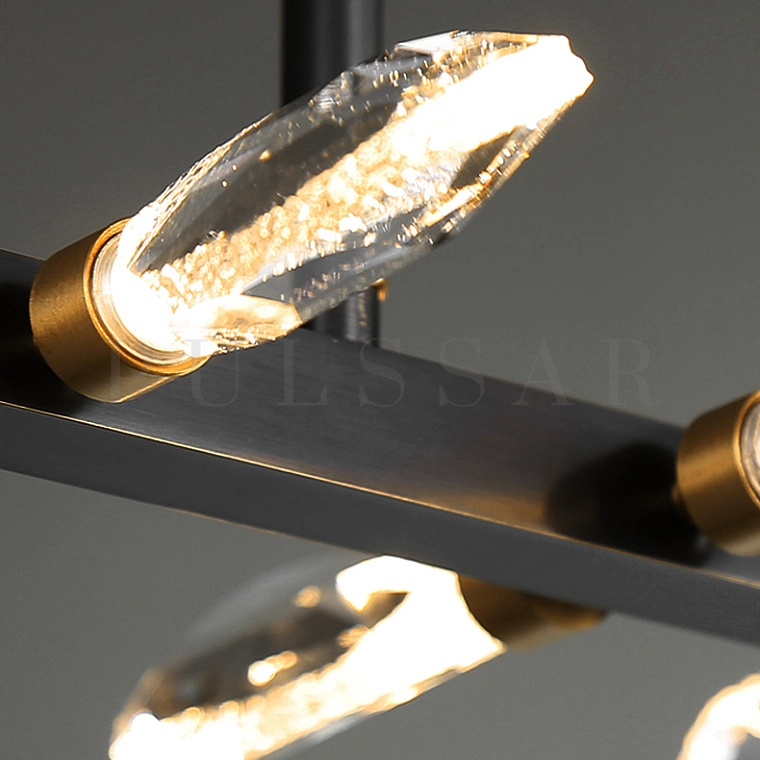 Реечная люстра GLORIOLE LINE