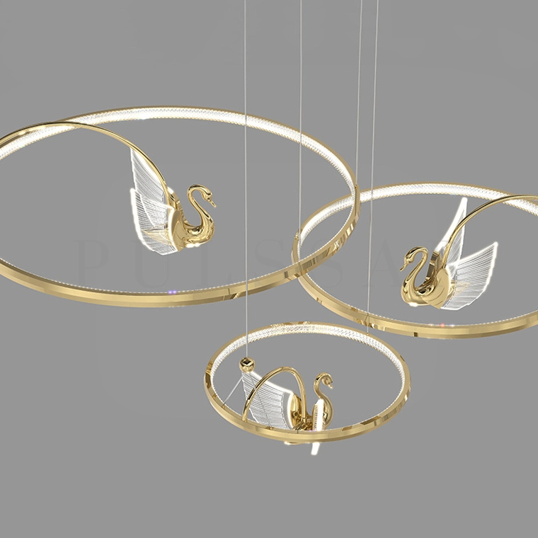 Кольцевая люстра BIRDIE LUX