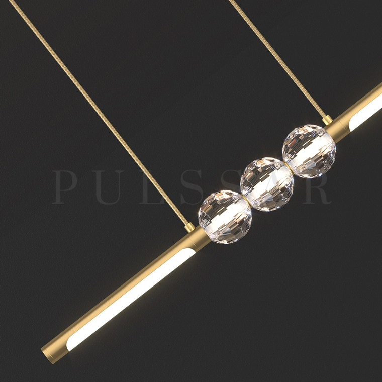 Реечная люстра JILLIAN LONG