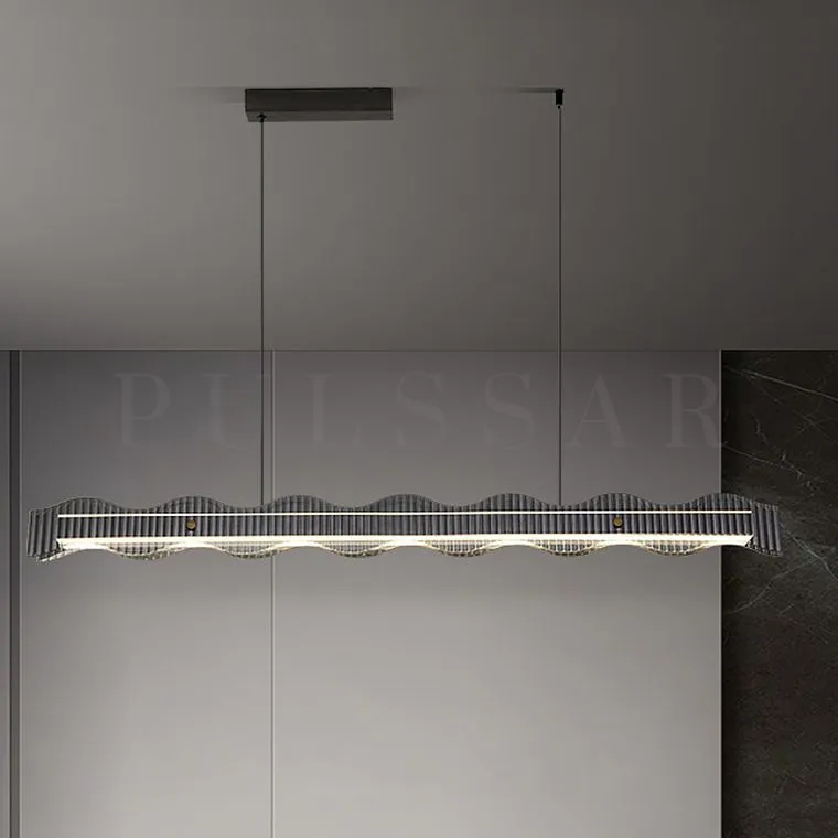 Реечная люстра CHIFFA WAVE L