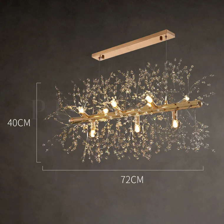 Реечная люстра ROSALIA LONG