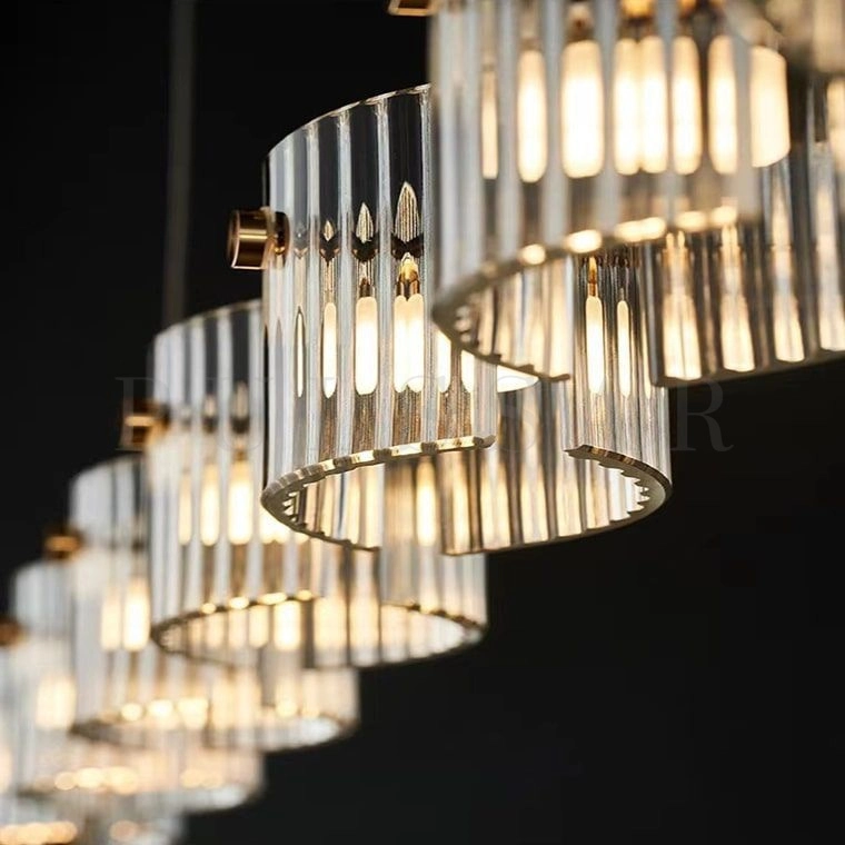 Реечная люстра NICOLETTA LONG