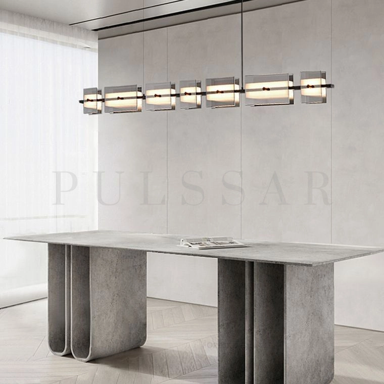 Реечная люстра BRIAND LONG