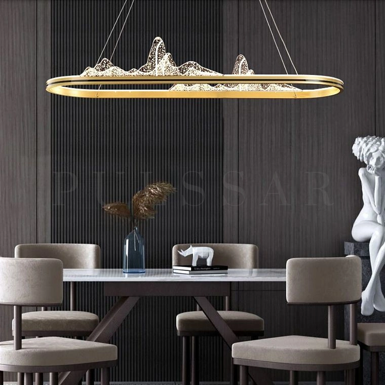 Реечная люстра SEVER