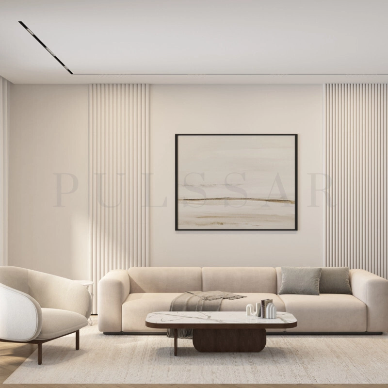 Трековый линейный светильник SIMPLE GRILL DK8102-BK