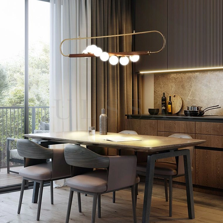 Реечная люстра WEST LONG