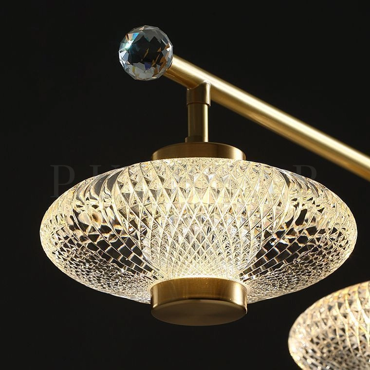 Реечная люстра NICOL LONG