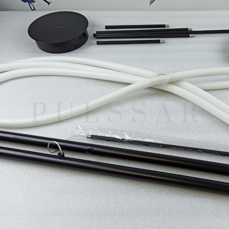 Реечная люстра GLORIFY BLACK LONG