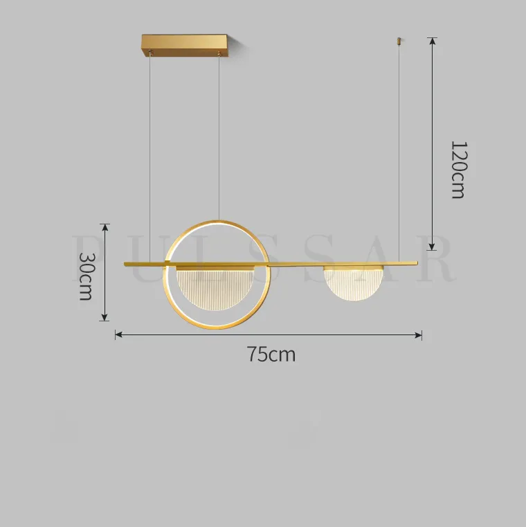 Реечная люстра ADDISON